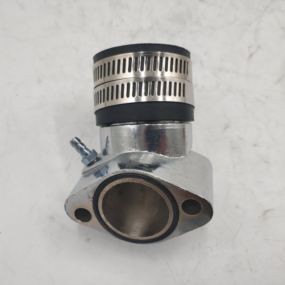 Performance chrome Alloy intake manifold for Scooter GY6 125 GY6 150 152QMI 157QMJ / CVK30 Carburetor intake Manifold