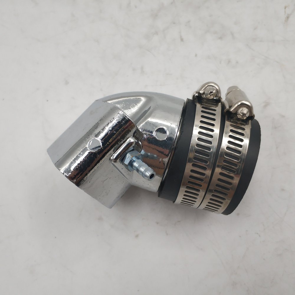 Performance chrome Alloy intake manifold for Scooter GY6 125 GY6 150 152QMI 157QMJ / CVK30 Carburetor intake Manifold