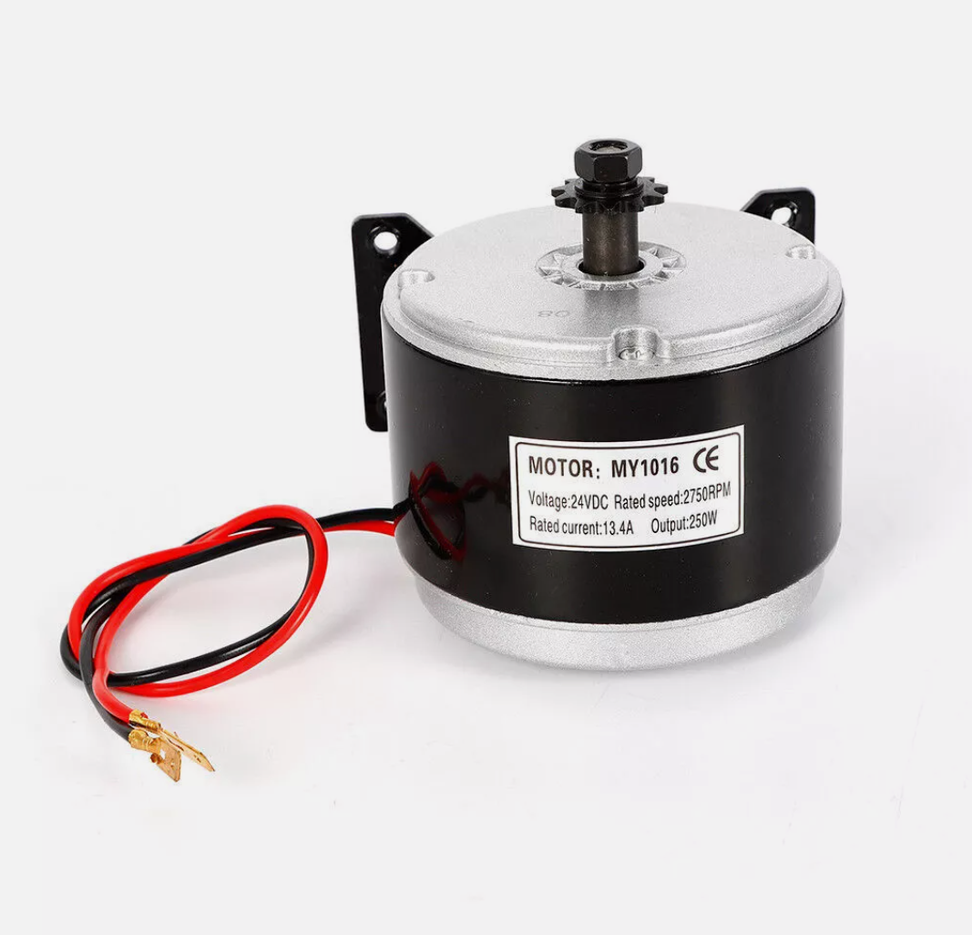 MY1016 24V 250W Starter Motor for Electric Scooter Bicycle