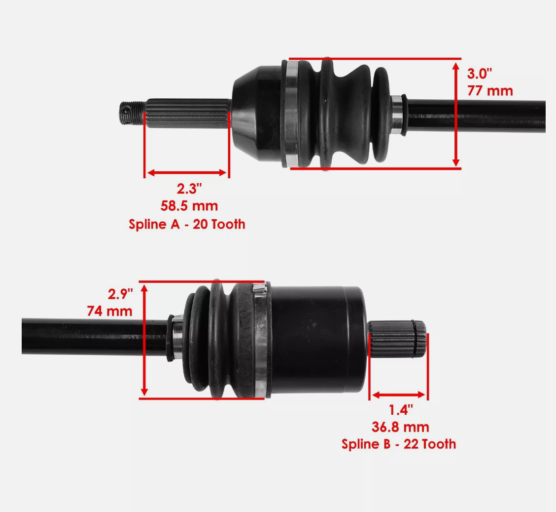 【Pre sale】CV Axel Rear Suzuki LTA 450/500/700/750 King Quad 2014 64901-31G41 64901-31G40
