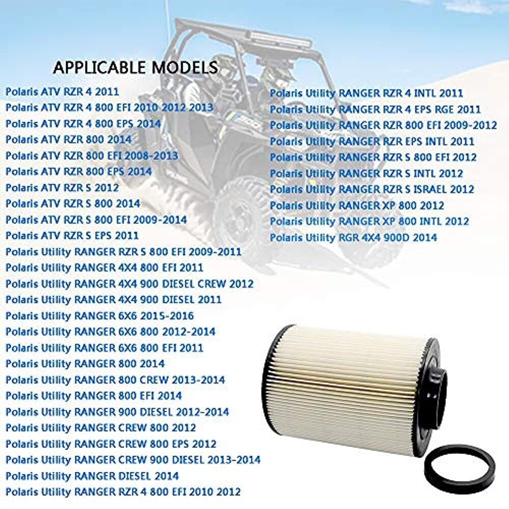 Air Filter for Polaris RZR 800 RZR S 800 RZR 4 800 2007-2014 1240482 1240434