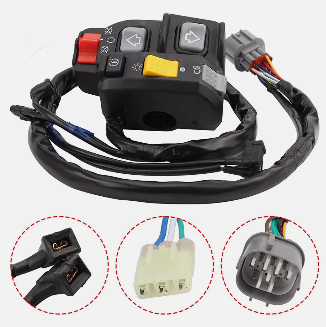 2007-2020 Start Stop Kill Shift Switch Headlight For Honda Recon 250 TRX250TE ES