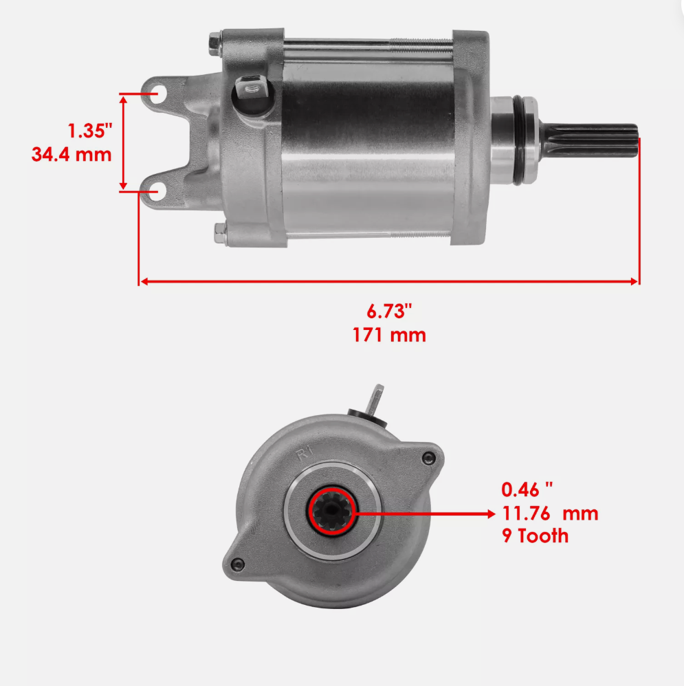 Starter Motor For Suzuki GSX-R1000 2009-2016 Motorcycle 31100-47H00