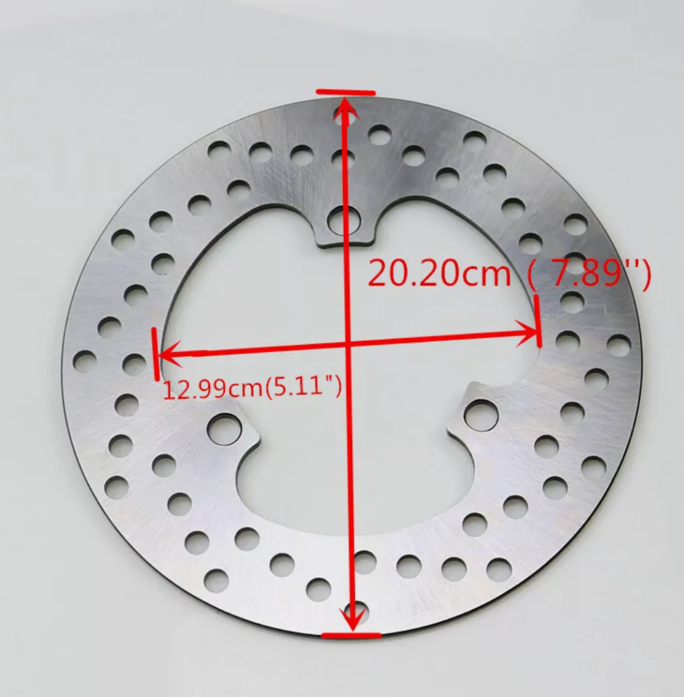 Motorcycle Rear Brake Disc Rotor For Yamaha XG250 XTZ250 XT250 Tricker Custom