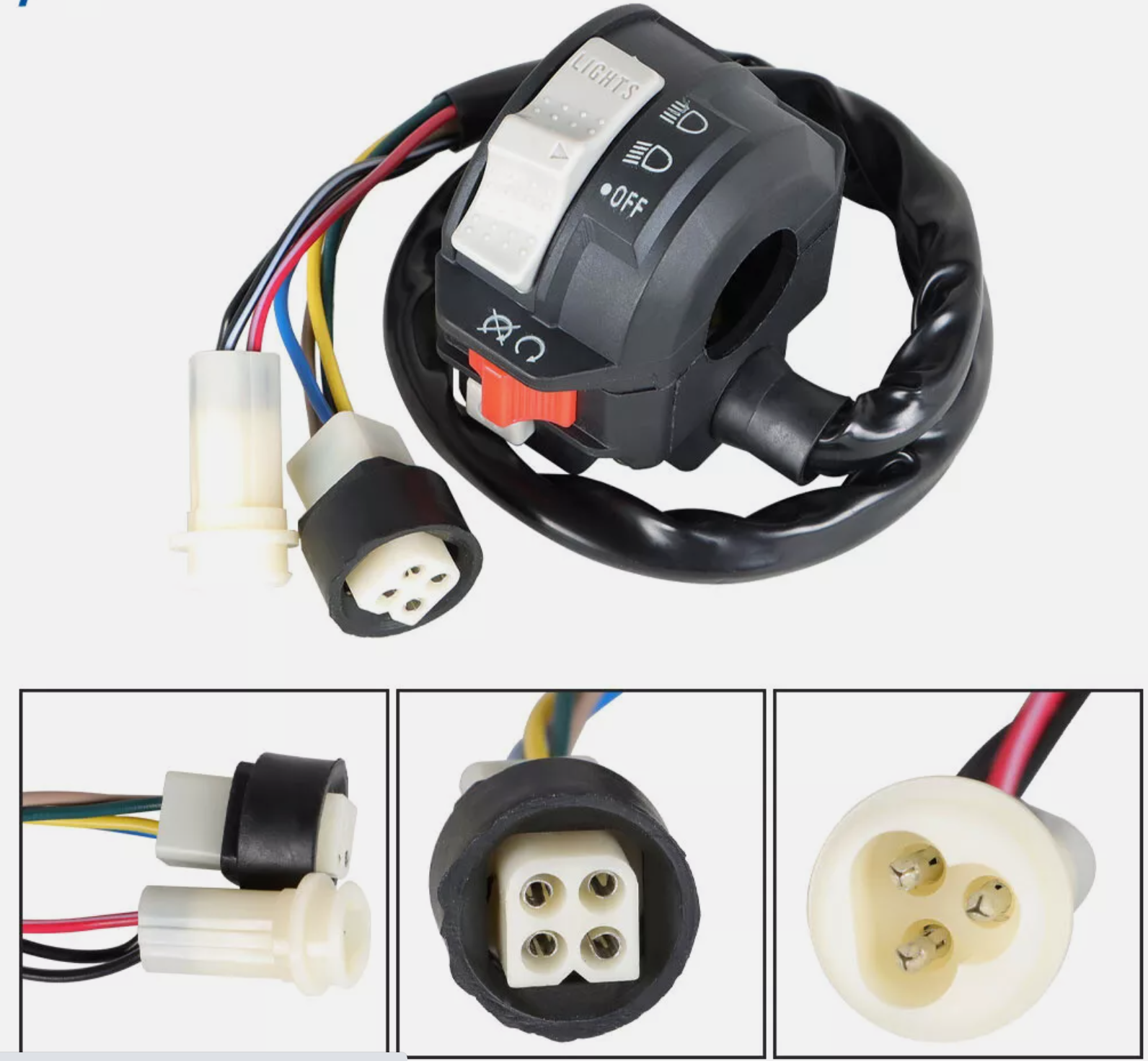 Left Handlebar Kill Light Switch For YAMAHA Moto 4 Warrior 350 YFM250 350