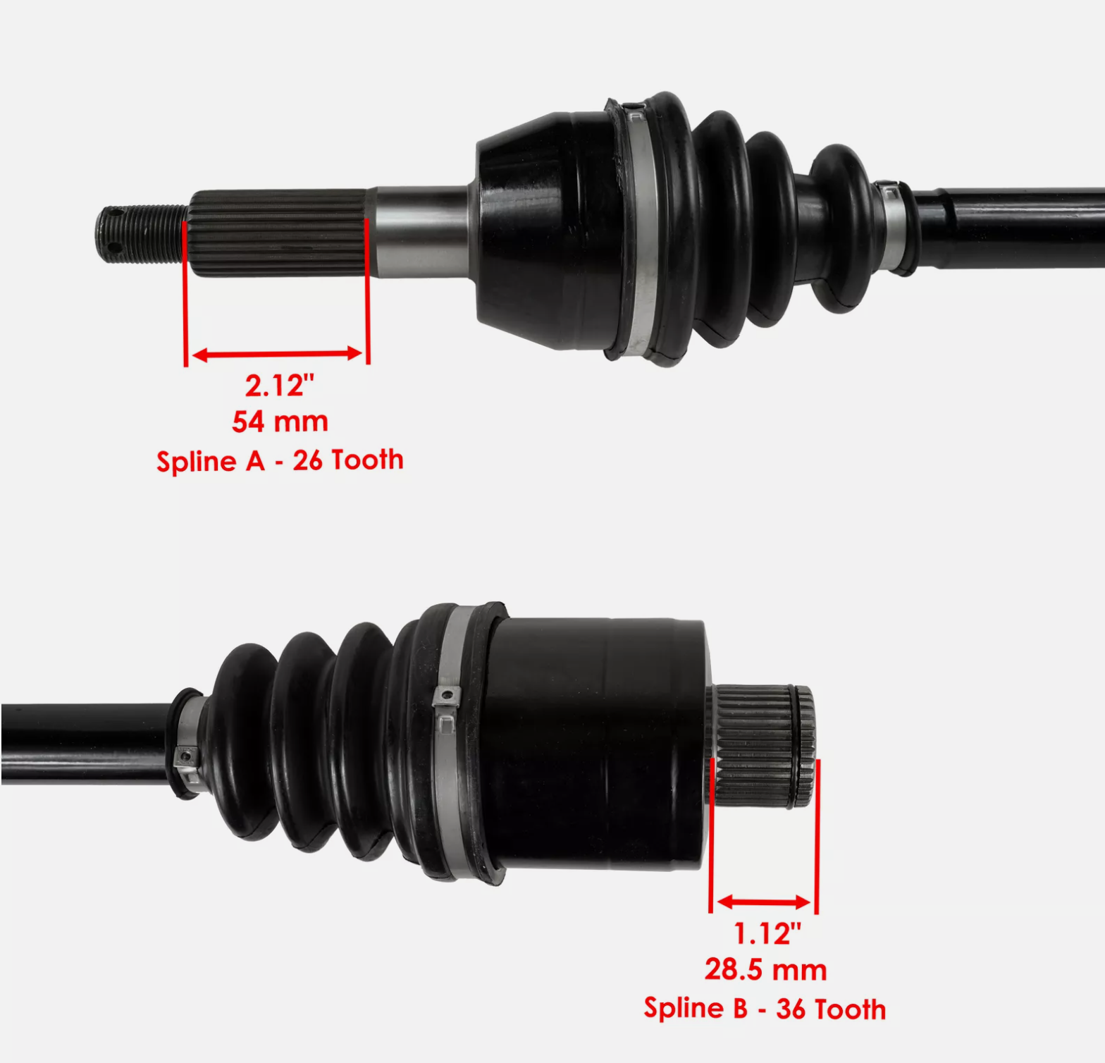 Rear RH / LH Complete CV Joint Axle for Polaris Sportsman 400 500 570 800 1332421 1332511 1332654 1332935