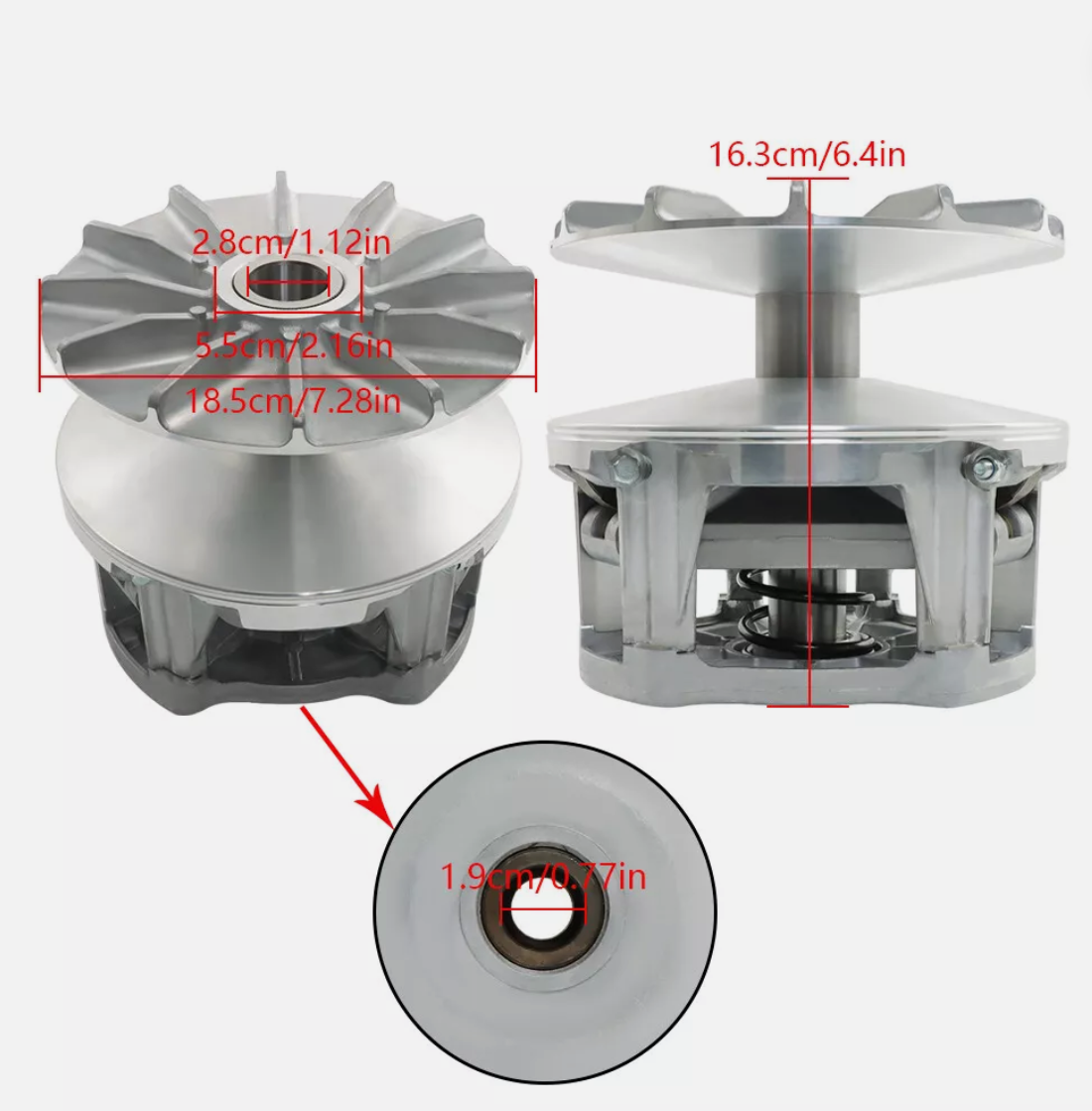 Primary Drive Clutch For 2010-2014 Polaris Ranger RZR 800 RZR 4 EFI LE 1322996