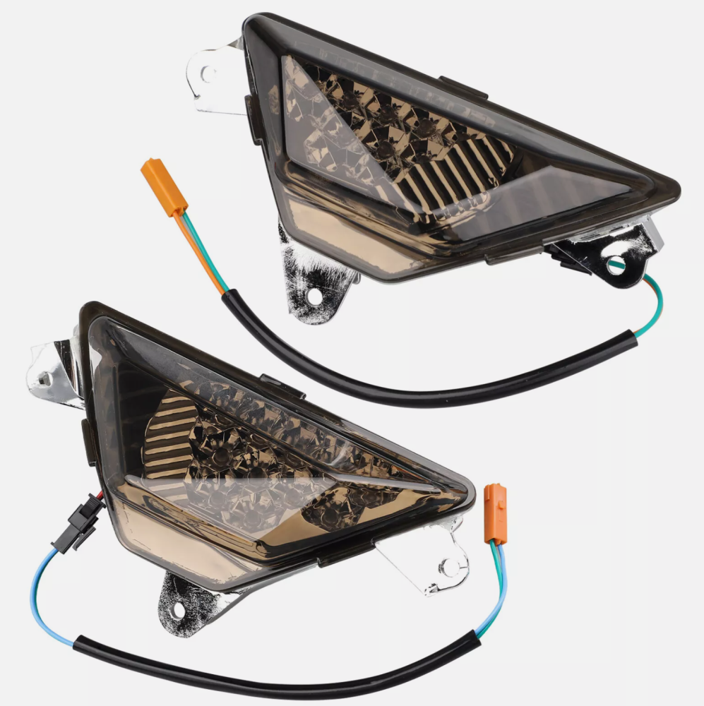 Front LED Turn Signals Light Lamp For KAWASAKI NINJA 250/300/400/650/1000 ZX6R modified