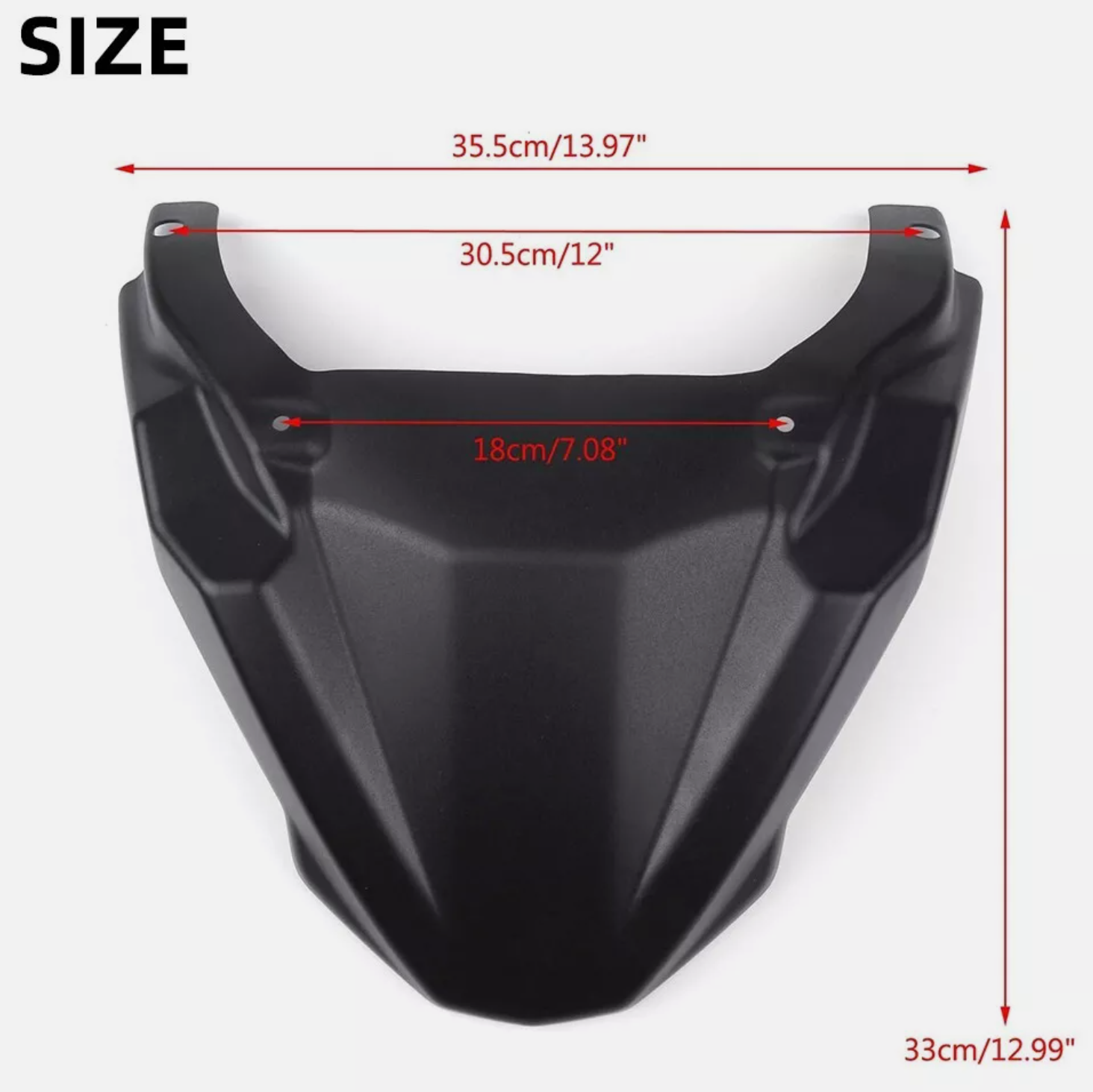 Front Fender Beak Extension Fairing for Yamaha FJ-09 MT-09 Tracer 2015-2018 modified