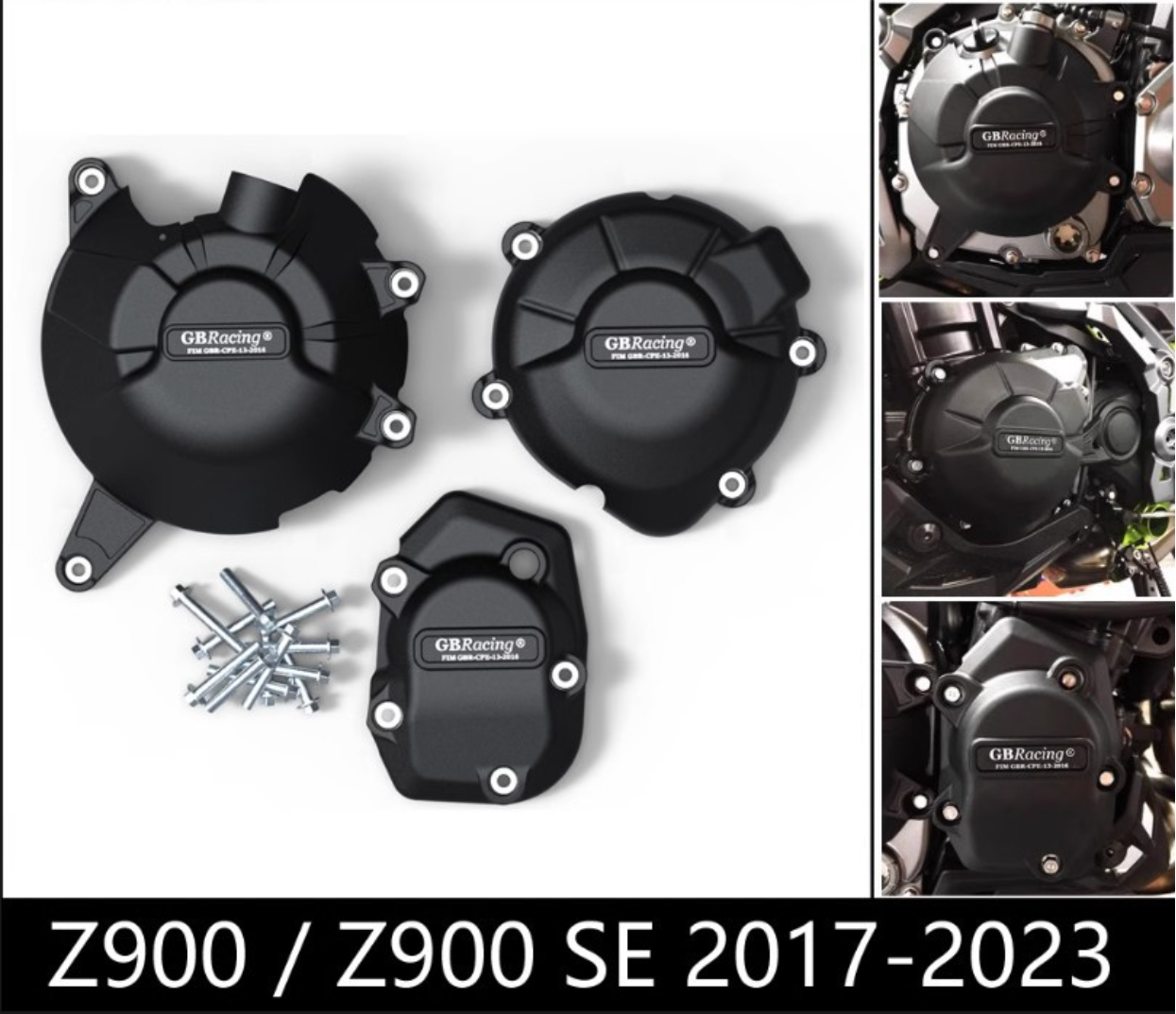 Engine Crash Protector Gear Box Crank Case Cover Slider For KAWASAKI Z900 17-21 modified