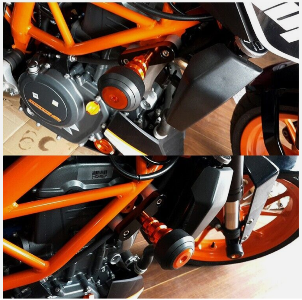 For KTM DUKE 125 200 390 2013-2018 DUKE 250 2017-2018 Motorcycle Falling Protection Frame CNC Sliders Crash Protector