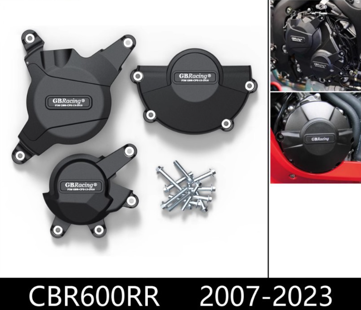 Motorcycle engine cylinder protector cover For Honda CBR600RR F5 2007-2023 2024 modified