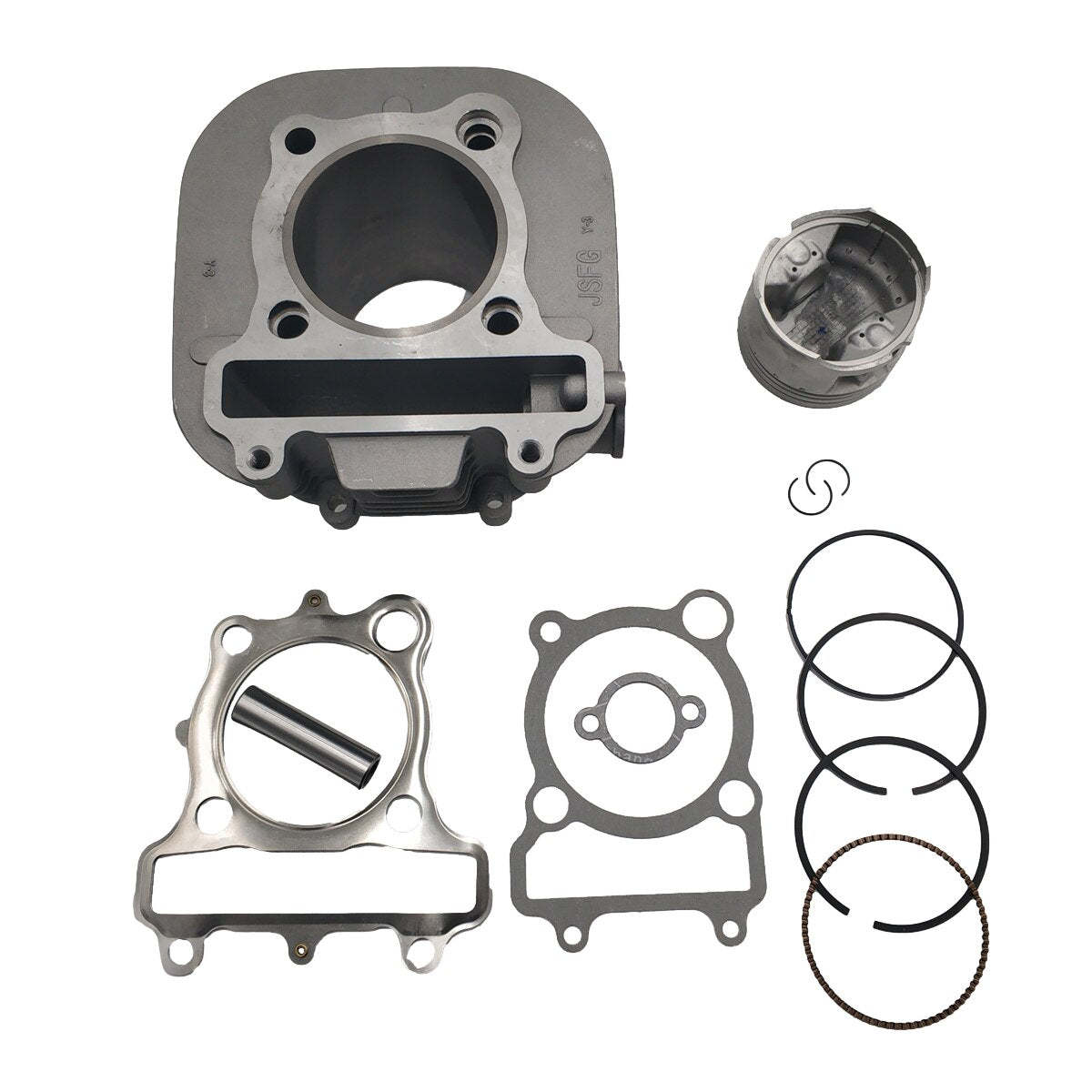 71mm Cylinder Head Gasket Piston Ring Pin Full Set For Jianshe 250 ATV JS250 Jianshe250 ATV250 Loncin 250-F YFM250