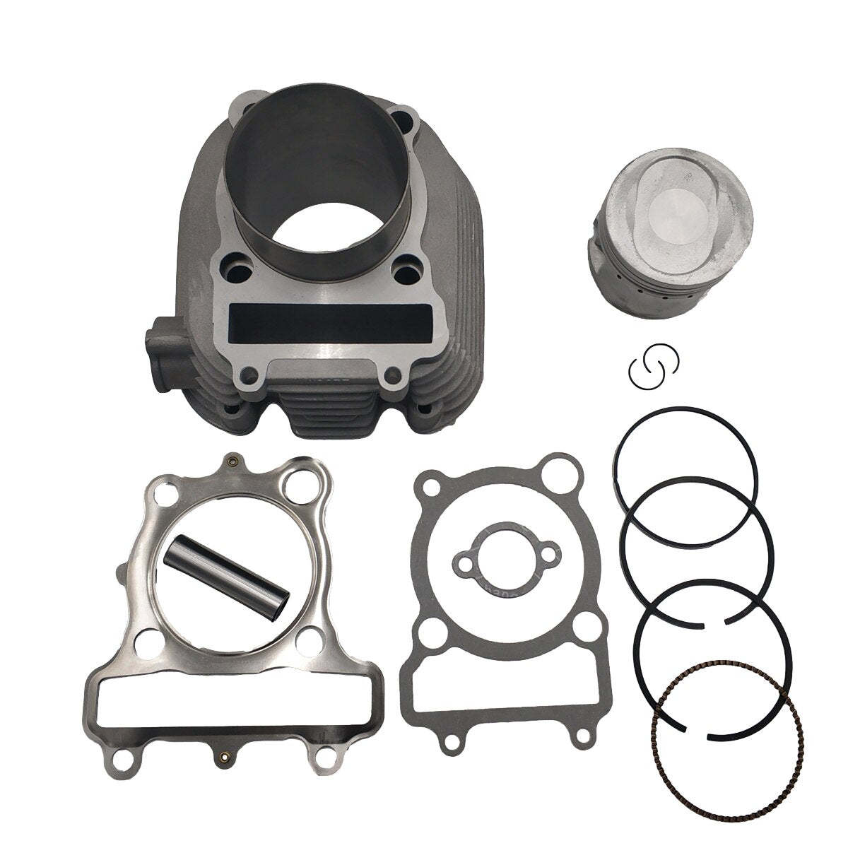 71mm Cylinder Head Gasket Piston Ring Pin Full Set For Jianshe 250 ATV JS250 Jianshe250 ATV250 Loncin 250-F YFM250