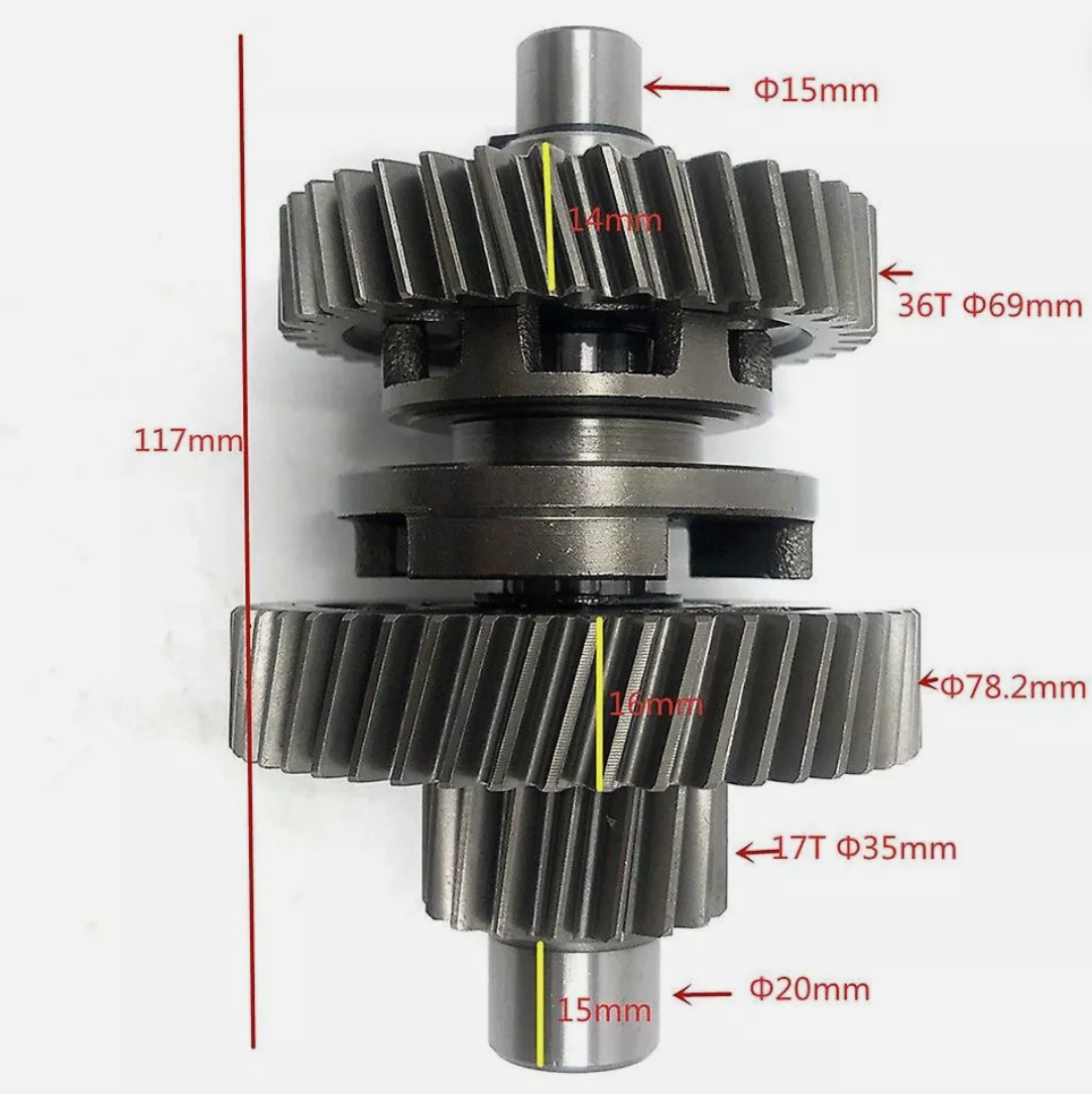 Carbide 150 Forward & Reverse Gear Set 150cc 200cc for GO KART DUNE BUGGY
