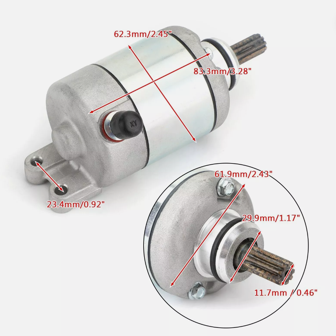 Starter Motor 4011801 For Polaris ATV Outlaw 450 S 450 MXR 525 IRS S 2008-2011