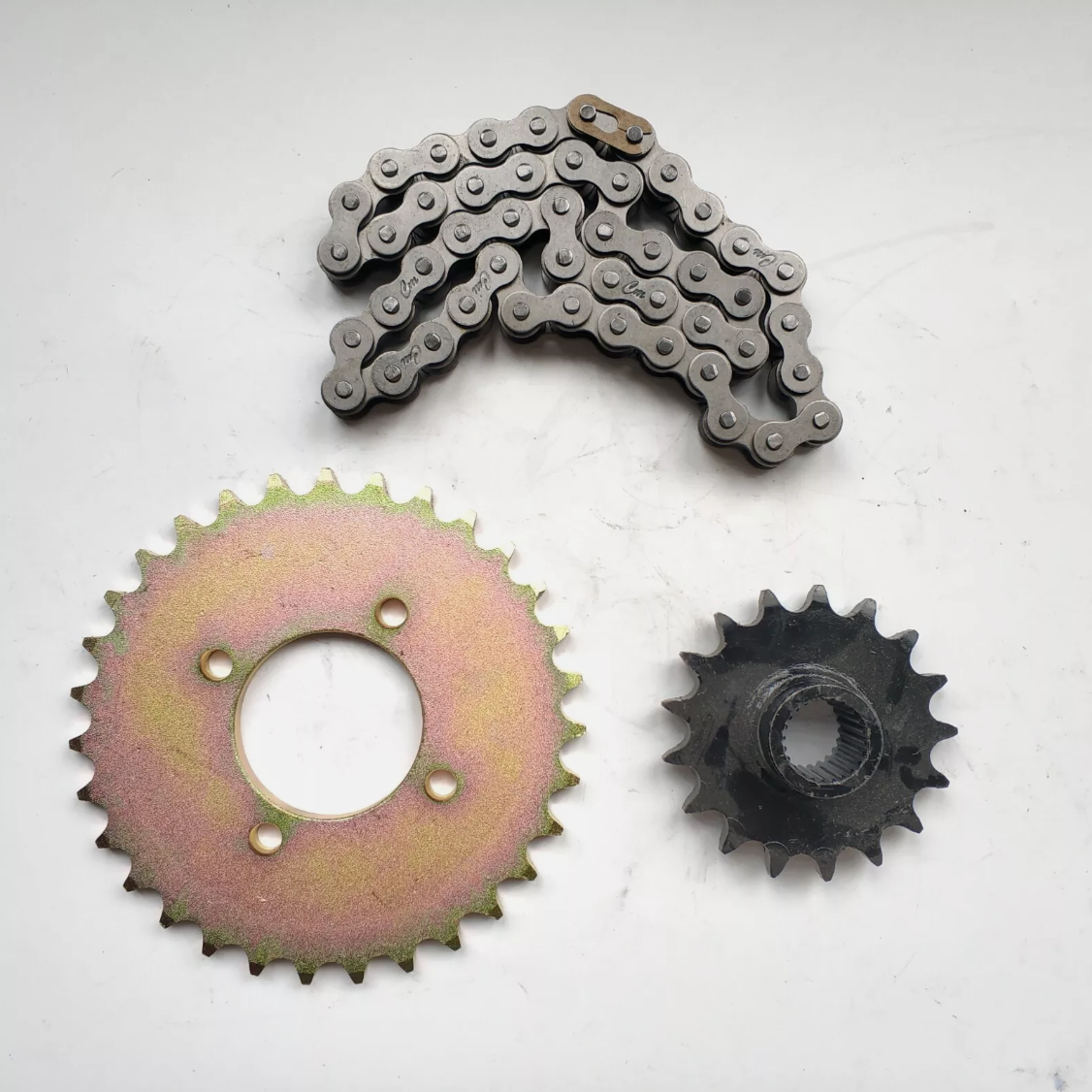 Front&Rear sprocket Chain for Kandi 200cc gka200 gkm200 200FS 200GKH-2 200GKA-2