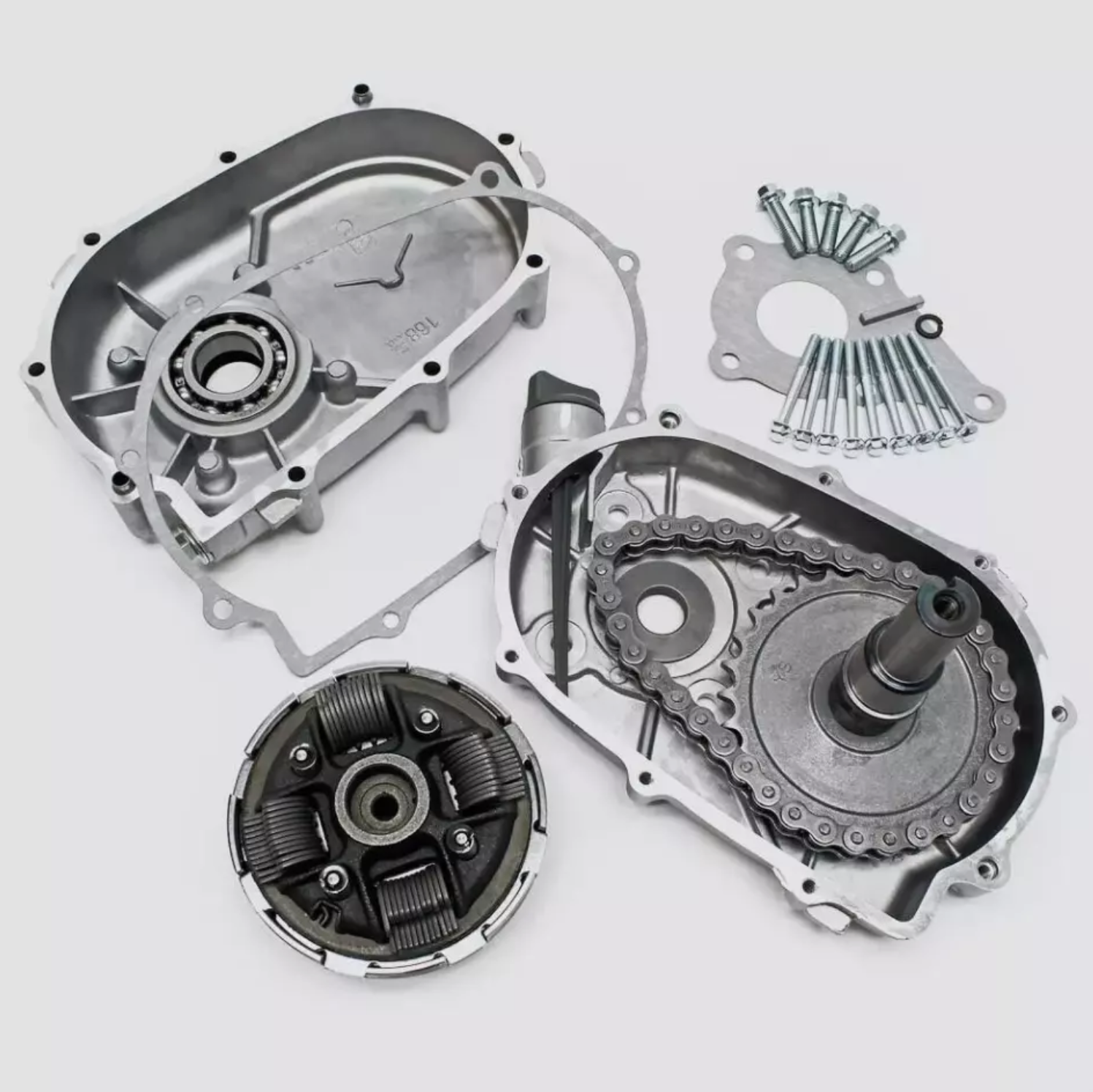 20mm Complete 2:1 Reduction Gearbox w/Wet Clutch for Honda GX160 GX200 Engine