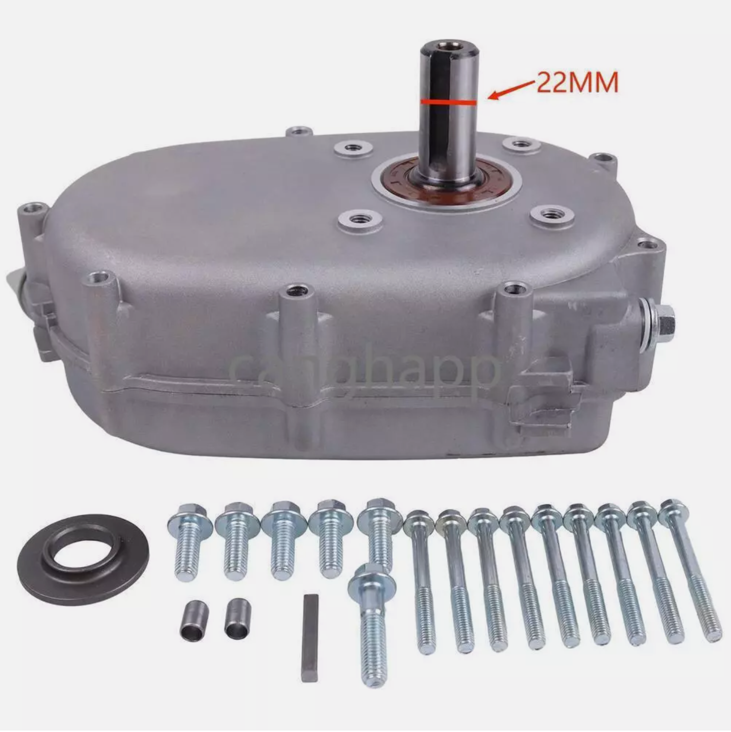 22mm Complete 2:1 Reduction Gearbox w/Wet Clutch for Honda GX160 GX200 Engine
