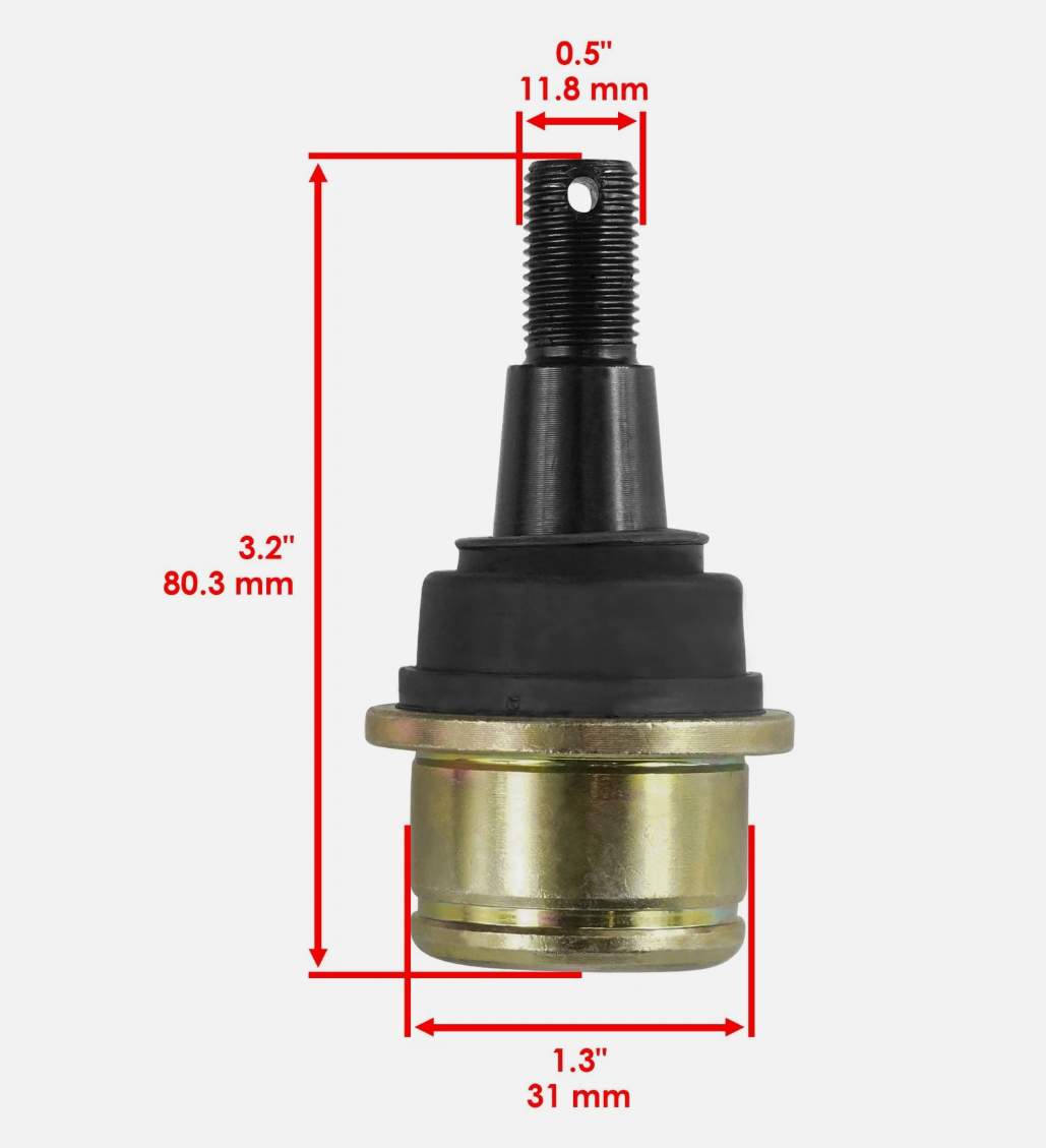 2PCS Front Suspension Upper Ball Joint For Can-Am Bombardier 706203084 Outlander 450 1000