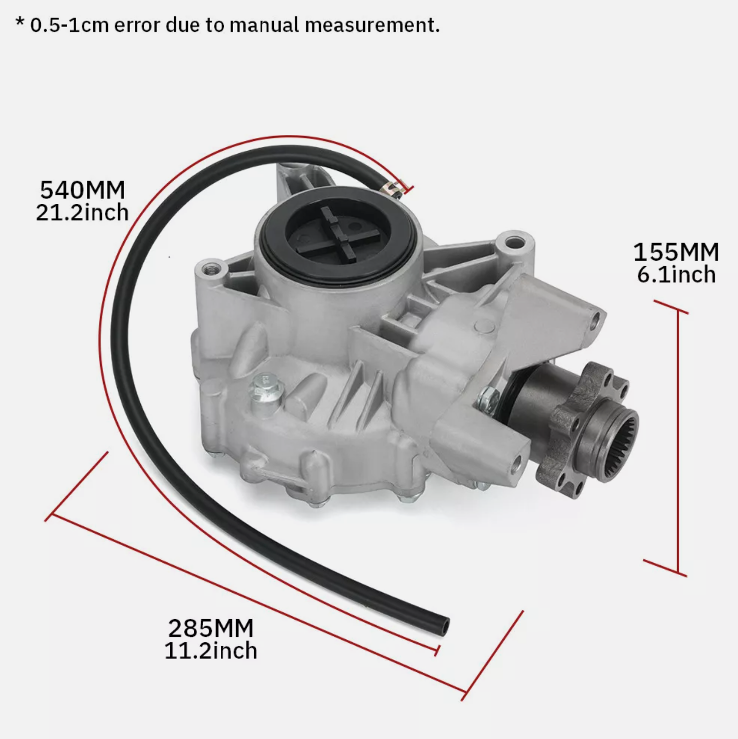Differential Rear Gear Box For 08-16 HiSUN 500 700 UTV MSU Massimo SuperMach