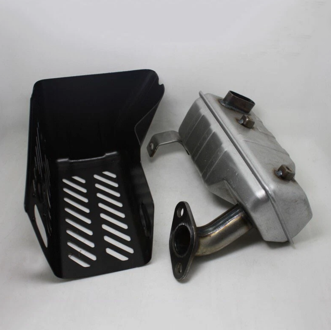 Exhaust Muffler & Cover Fits Robin EY20 Generator Engine Replaces #227-30101-01