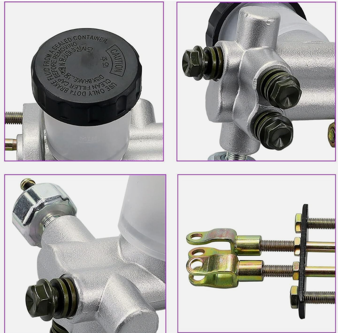 Brake Master Cylinder for 90cc 110cc 125cc 150cc 200cc 250cc Go Kart Buggy