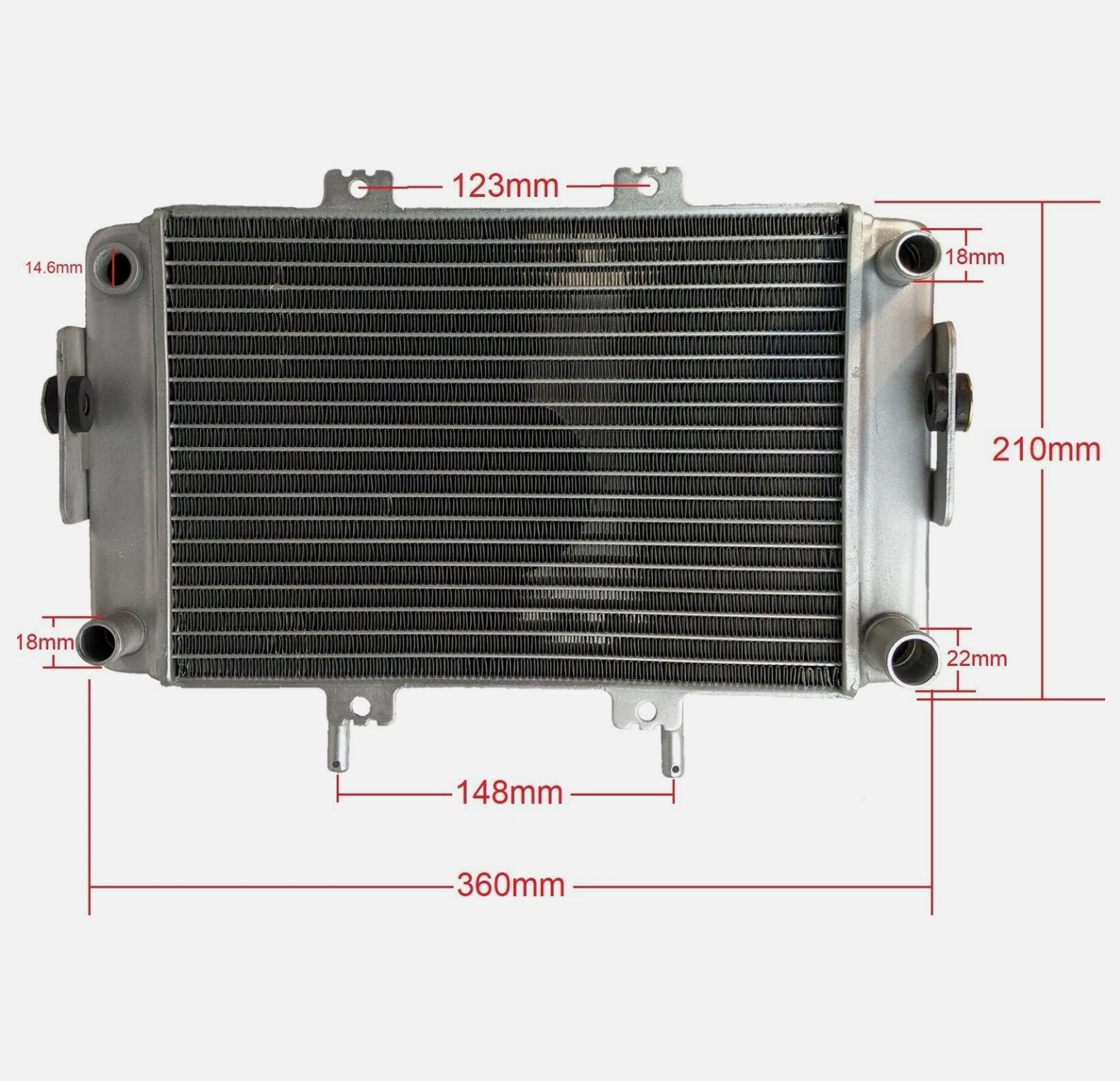Radiator for Buyang Feishen 300cc D300 ATV Quad