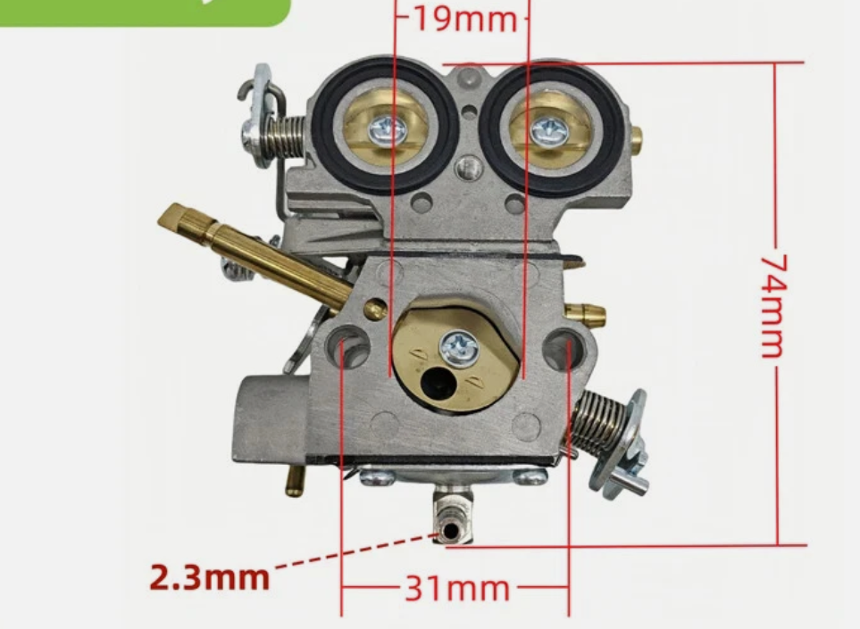 Carburetor for HUSQVARNA 253R, 253RB, 253RJ, 553RBX, 553RS Brushcutters