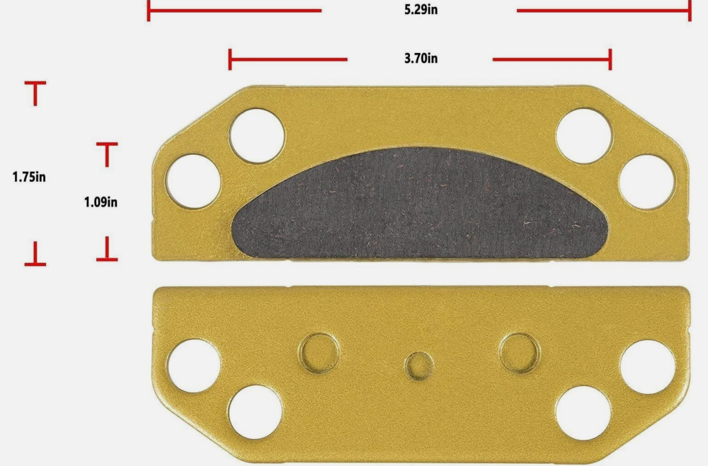 Parking Brake Pad Kit for Polaris Ranger 2005-2015 500 700 800 900 XP EFI Crew 2203148