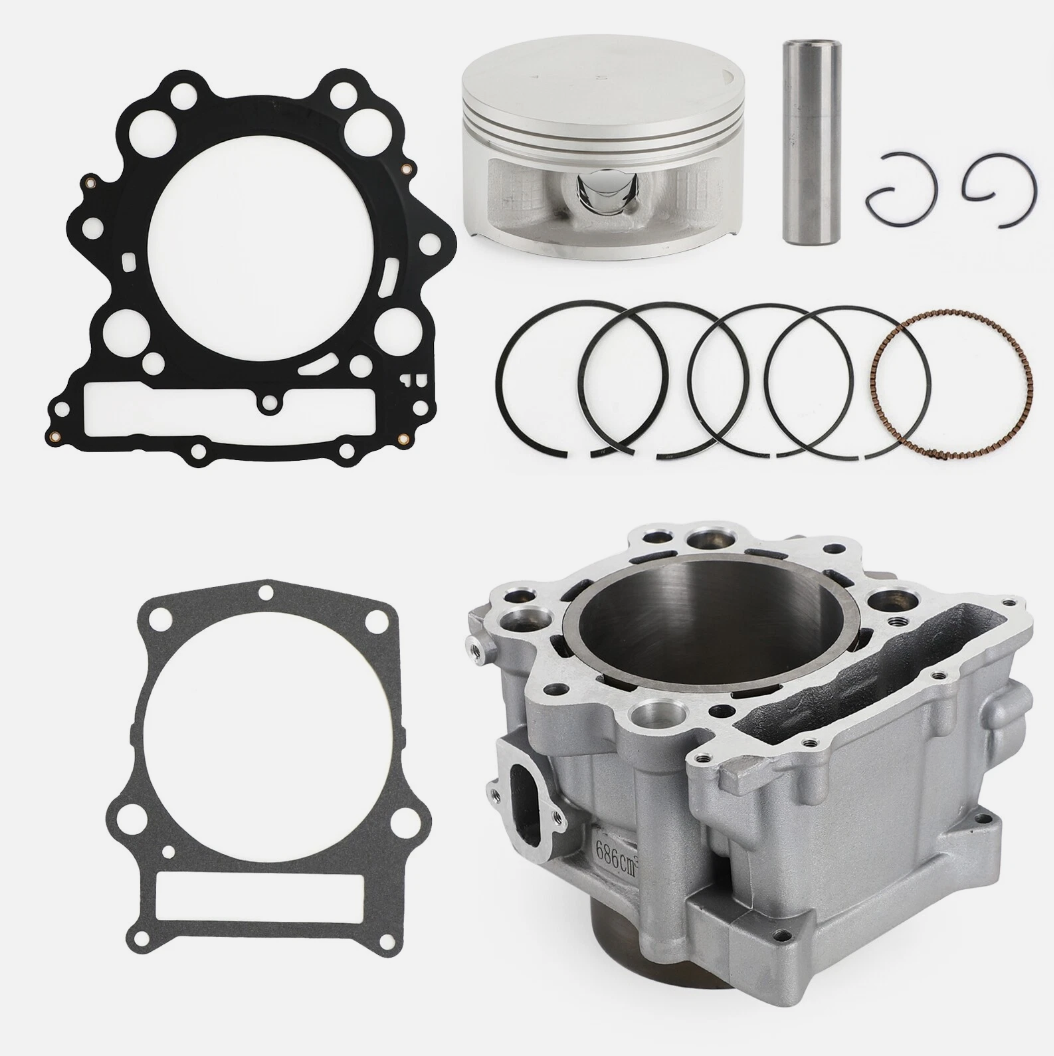 102mm Big Bore Cylinder Kit 686cc For Yamaha YFM660 660F Grizzly 660 2002-2008