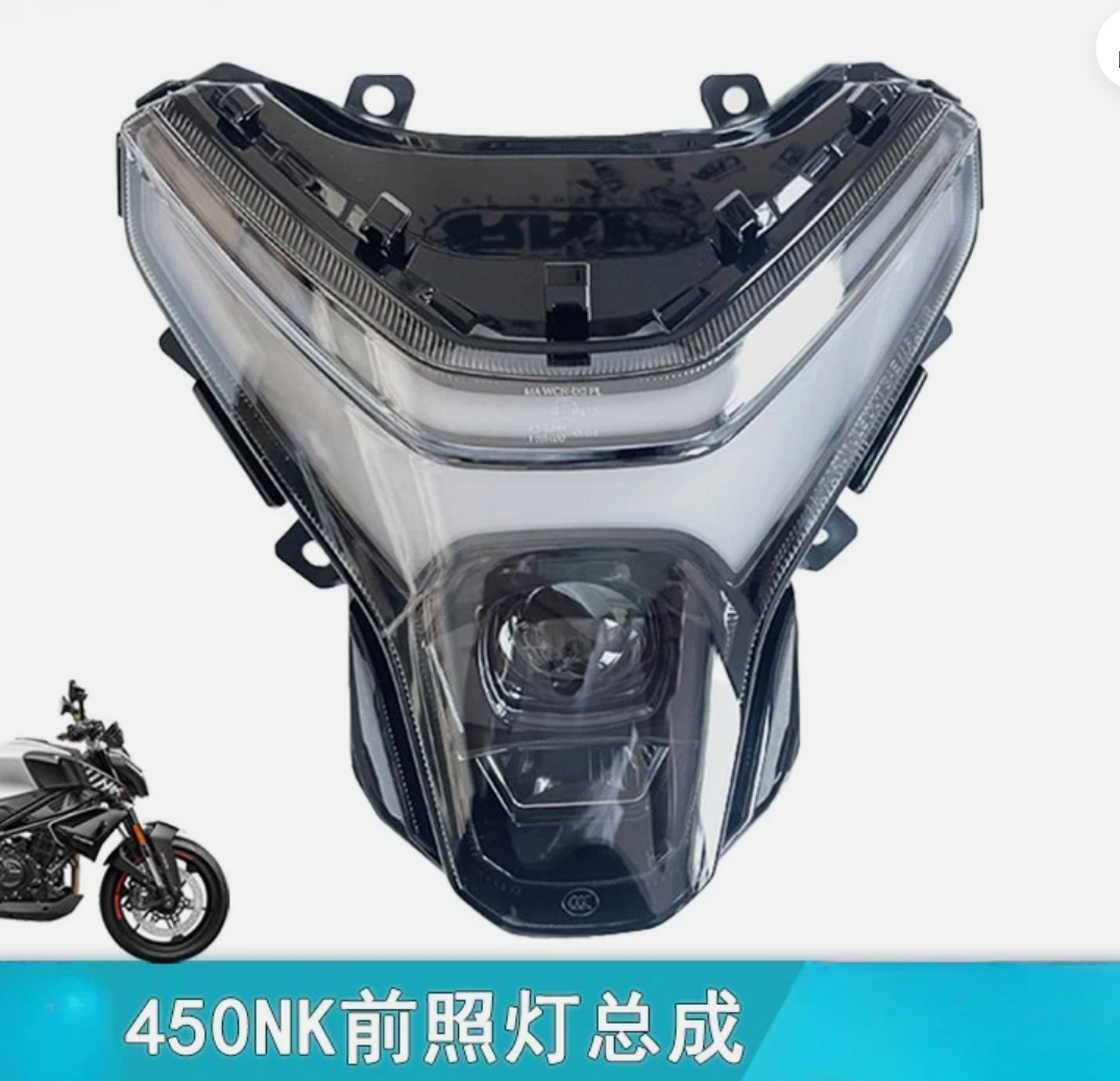Motorcycle Parts Front Headlight Assembly For CFMOTO 450nk Head Light