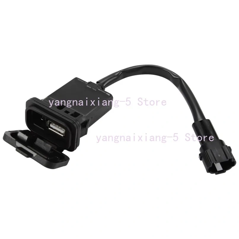 1PC Motorcycle USB Power Charging Interface Socket Impulse Charge Port Black Plastic For CFMOTO 250SR 450SR 800NK 500SR