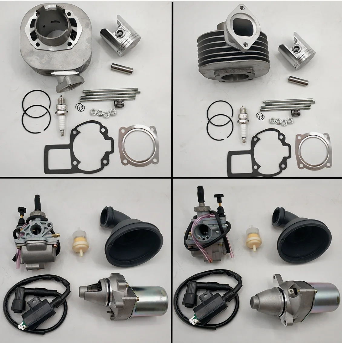 NEW Carburetor CYLINDER SET Rubber Intake Airbox Boot Starter FOR SUZUKI LT80 1987-2006
