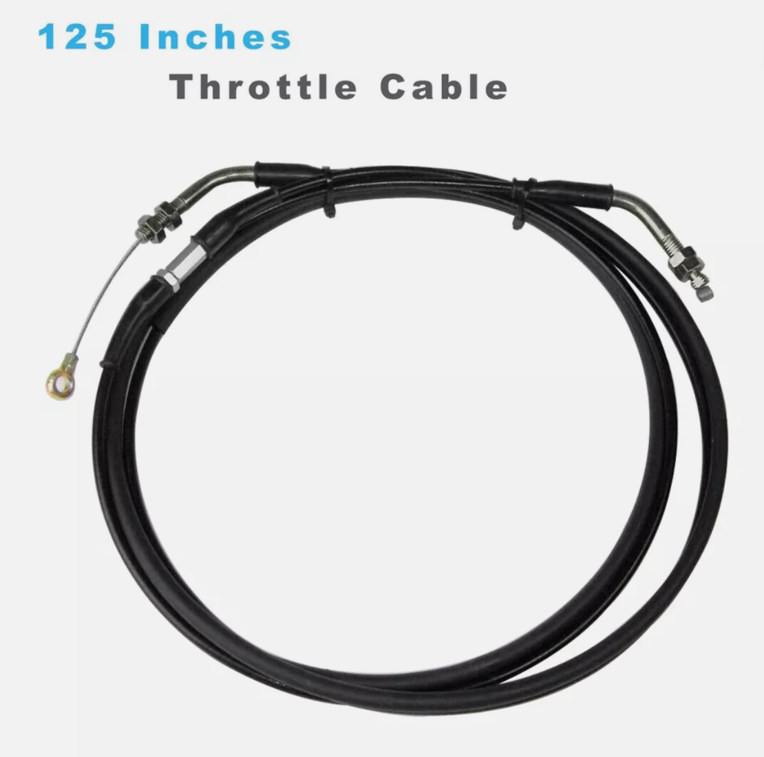 125" throttle cable Fit 150CC Kandi Go Kart Kinroad Rhino Roketa 150GKM GK-F018