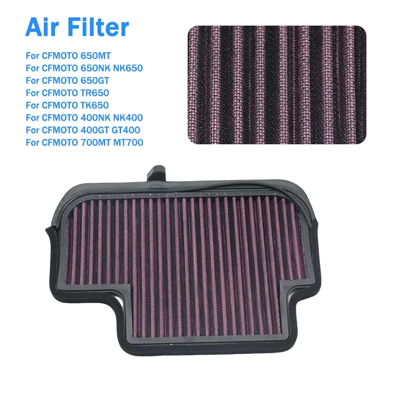 For CFMOTO 650MT 650NK 650GT TK650 TR650 NK650 400NK 400GT 700MT MT700 Air Filter Intake Cleaner Element Accessories