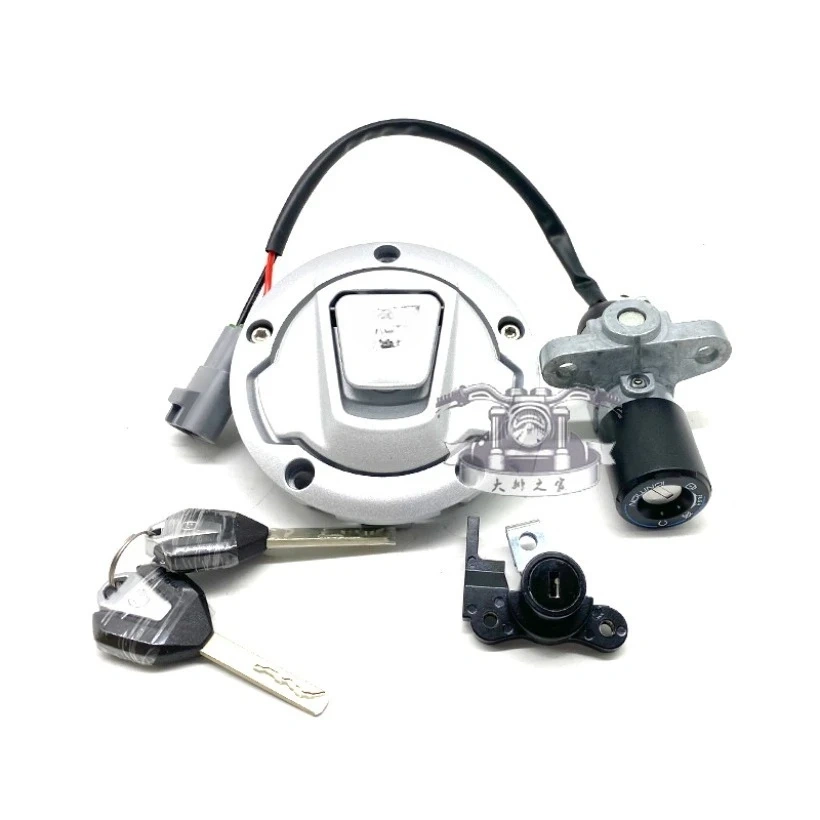 Motorcycle Ignition Key Switch Lock Fuel Oil Tank Cover For CFMOTO 450SR CF450SR 450NK 450CLC CF400-6 CF MOTO SR450