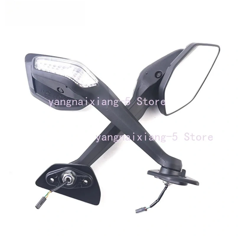 For CFMOTO 675SR 675SR-R Motorcycle Original Rearview Mirror Assembly Reversing Mirror Reflector With Light Fit motorcycle