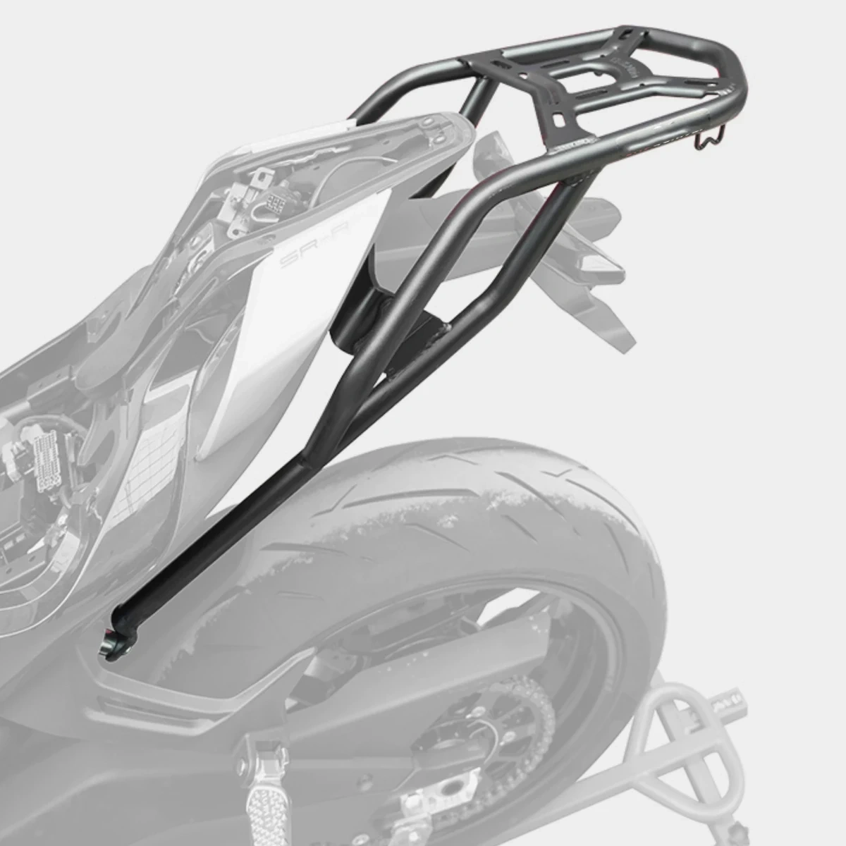 Motorcycle thick tailstock rear storage rack  trunk rack Fit For CFMOTO 675NK NK675 675-NK CF650-11