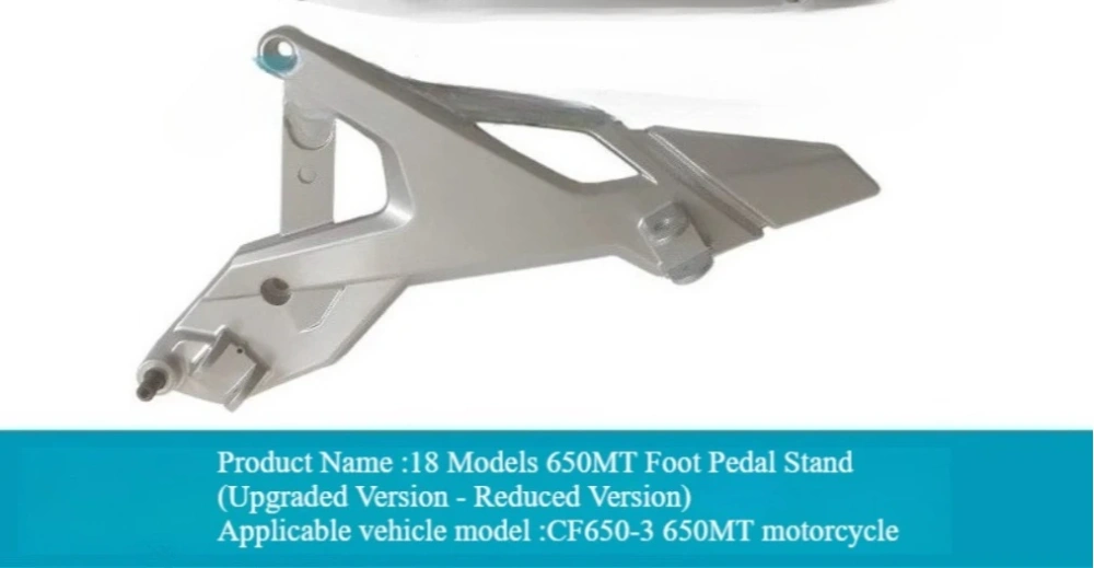 For CFMOTO 650MT CF 650MT 650 MT Motorcycle Foot Rests Peg Bracket CF650-3 Left right Foot pedal bracket