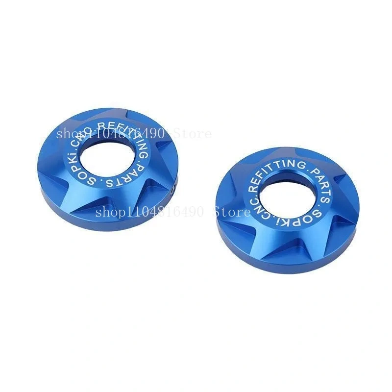 For CFMOTO 675SR-R Modified Upper Plate Shock Absorption Decorative Cover with Three-star Screw Cap Accessory