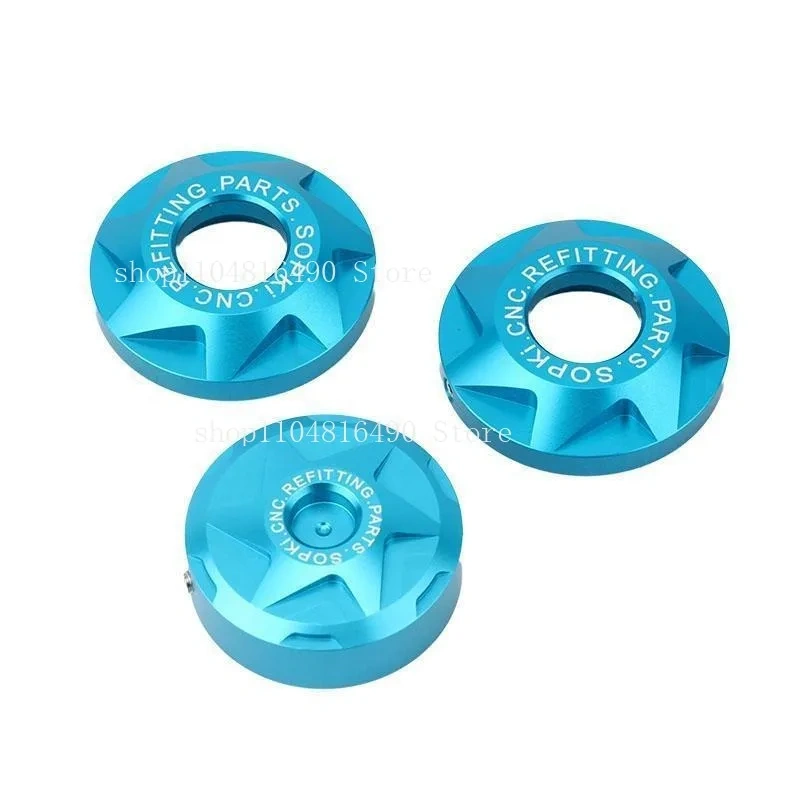 For CFMOTO 675SR-R Modified Upper Plate Shock Absorption Decorative Cover with Three-star Screw Cap Accessory