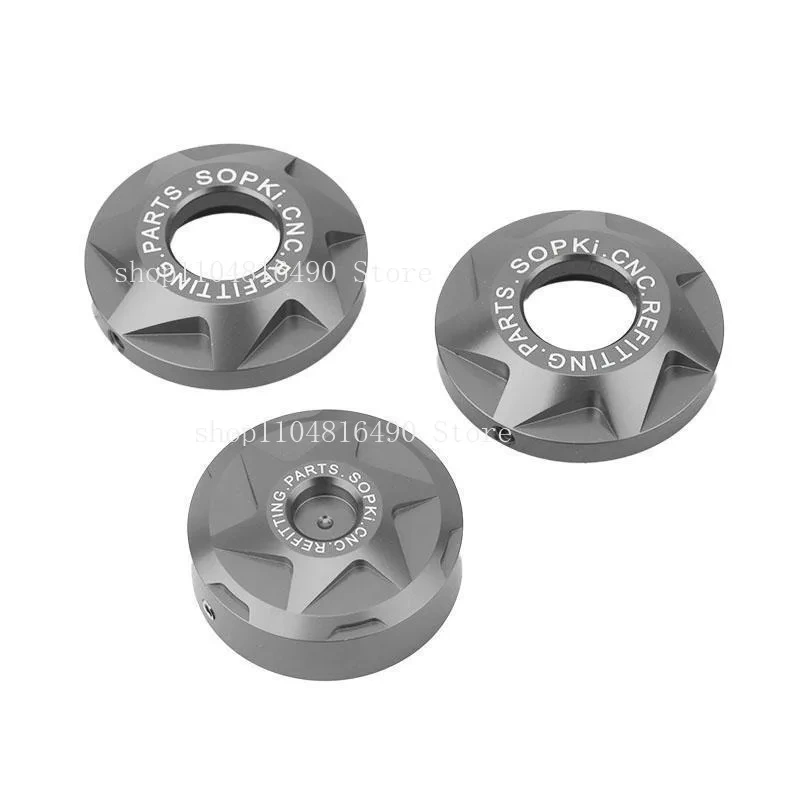 For CFMOTO 675SR-R Modified Upper Plate Shock Absorption Decorative Cover with Three-star Screw Cap Accessory