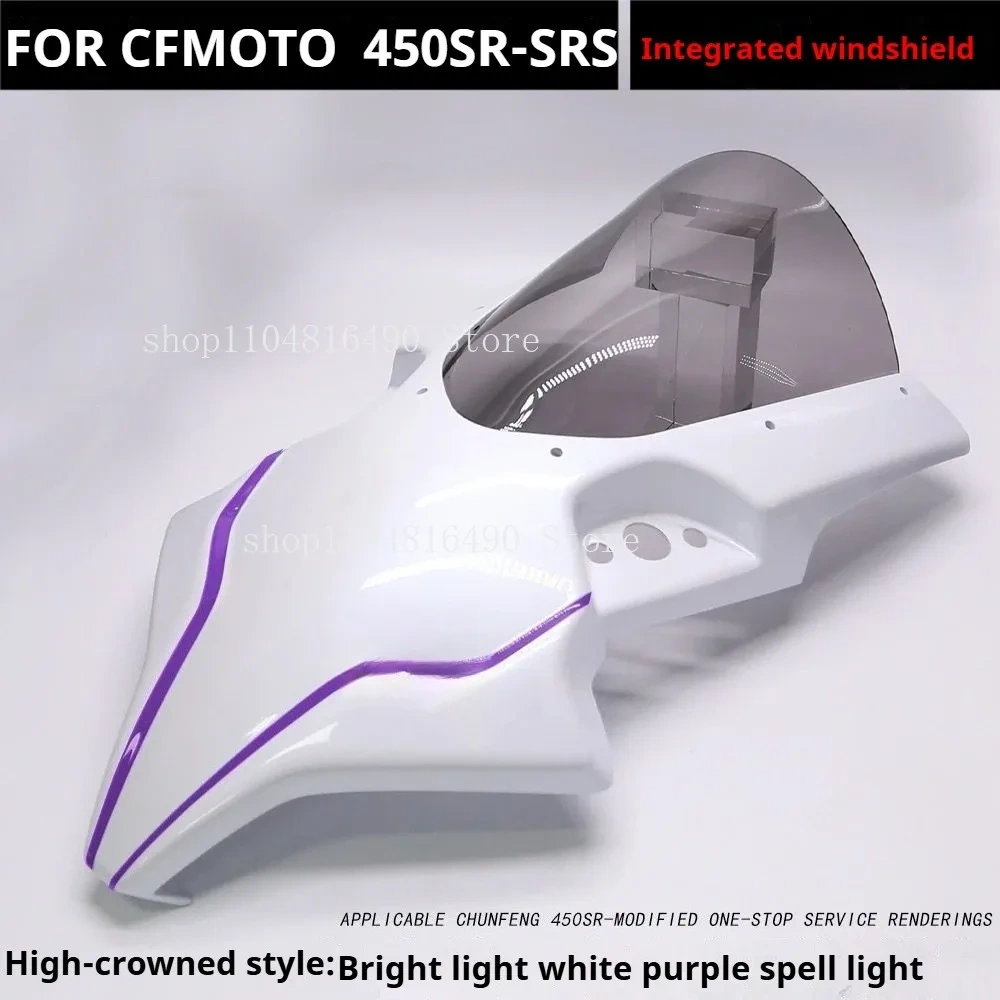 For CFMOTO 450SR 450SRS  Modified Thickened Front Windshield Deflector New Sports Windshield Motorcycle Accessories