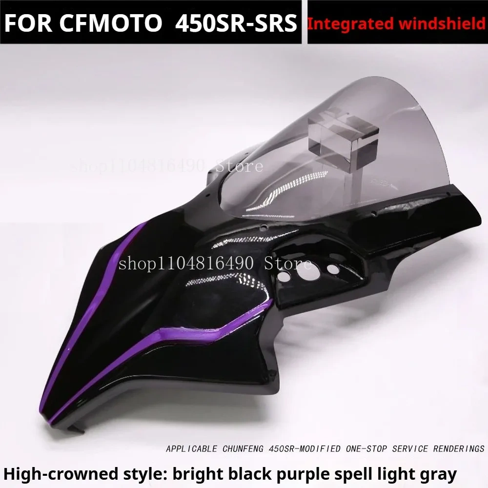 For CFMOTO 450SR 450SRS  Modified Thickened Front Windshield Deflector New Sports Windshield Motorcycle Accessories