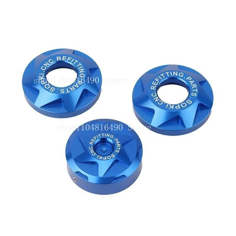 For CFMOTO 675SR-R Modified Upper Plate Shock Absorption Decorative Cover with Three-star Screw Cap Accessory