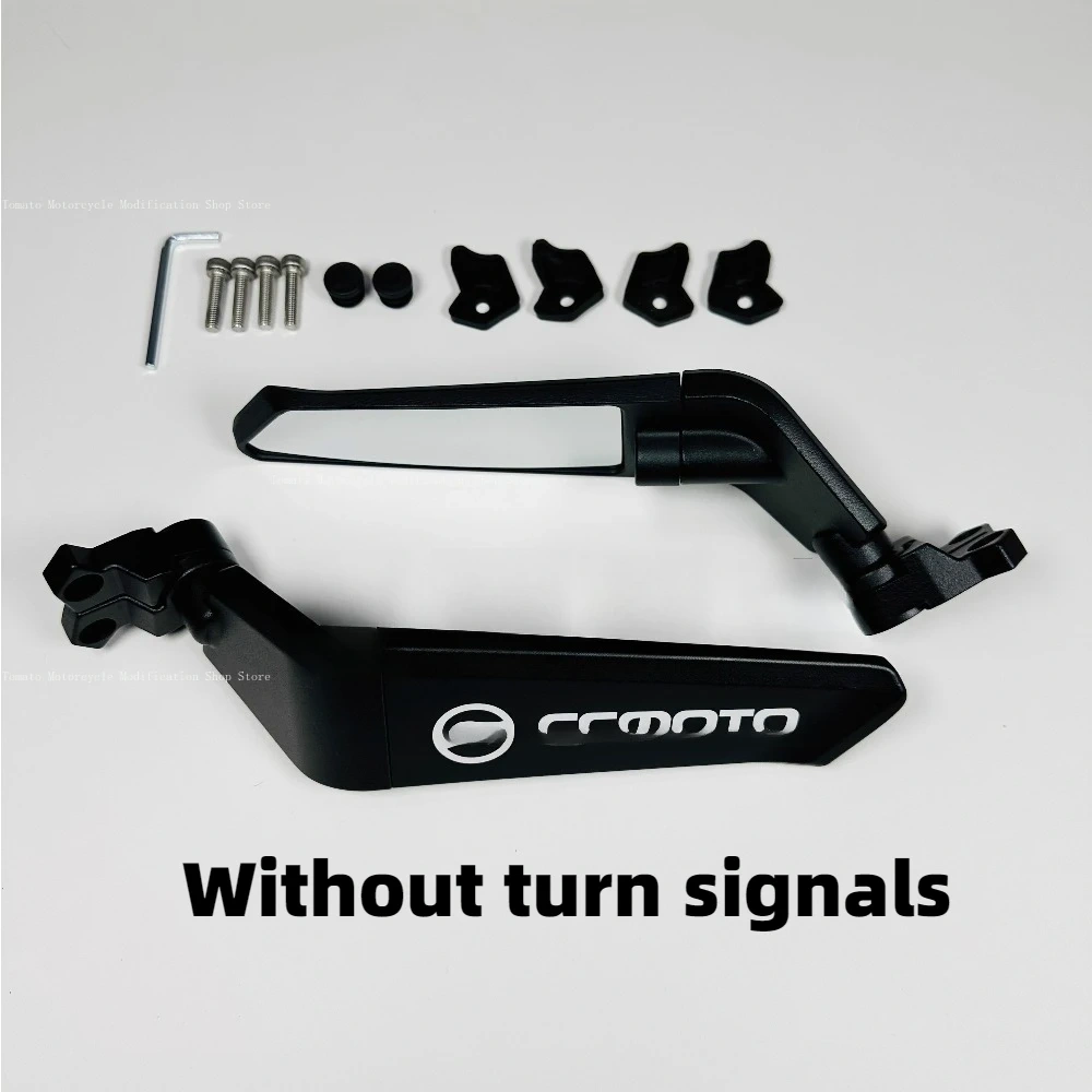for cfmoto  675SR 450SR Stabilizing Wing Water Flow Light Rearview Mirror,enlarged Mirror Surface,aluminum Alloy.Fairing