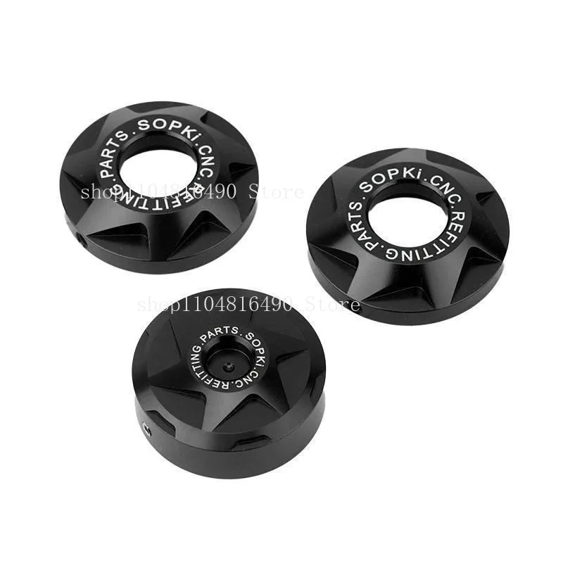 For CFMOTO 675SR-R Modified Upper Plate Shock Absorption Decorative Cover with Three-star Screw Cap Accessory