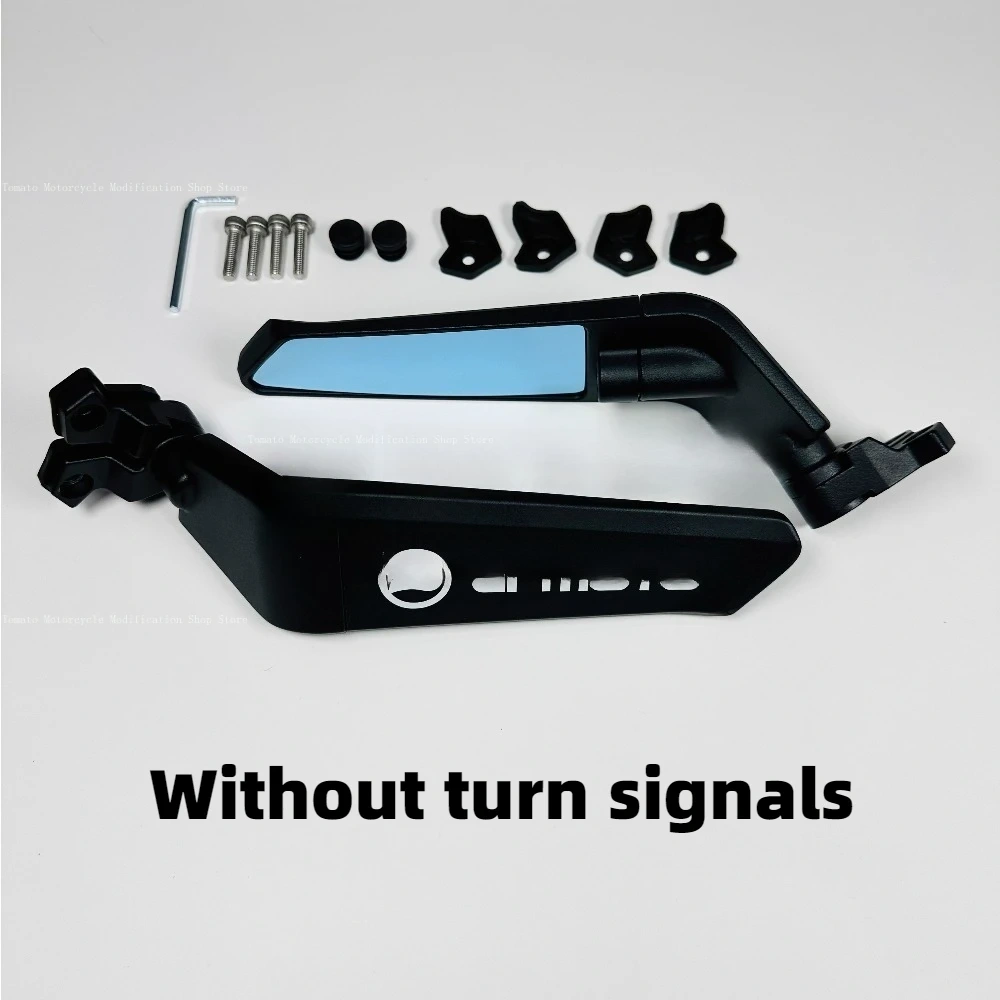 for cfmoto  675SR 450SR Stabilizing Wing Water Flow Light Rearview Mirror,enlarged Mirror Surface,aluminum Alloy.Fairing
