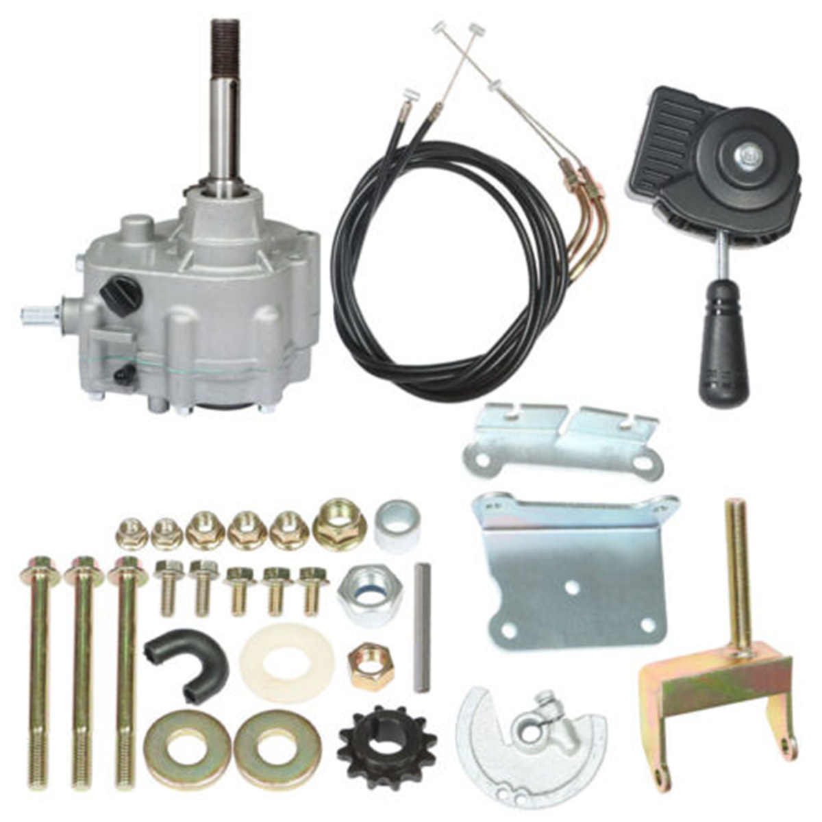 Universal Go Kart Forward Reverse Gear Box for 3/4" TAV2 30 40 41 12T 10T #35